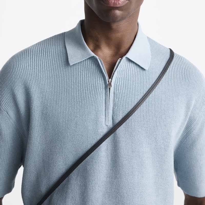 Polo en tricots pour hommes de haute qualité 100% coton en tricot de polo concepteur
