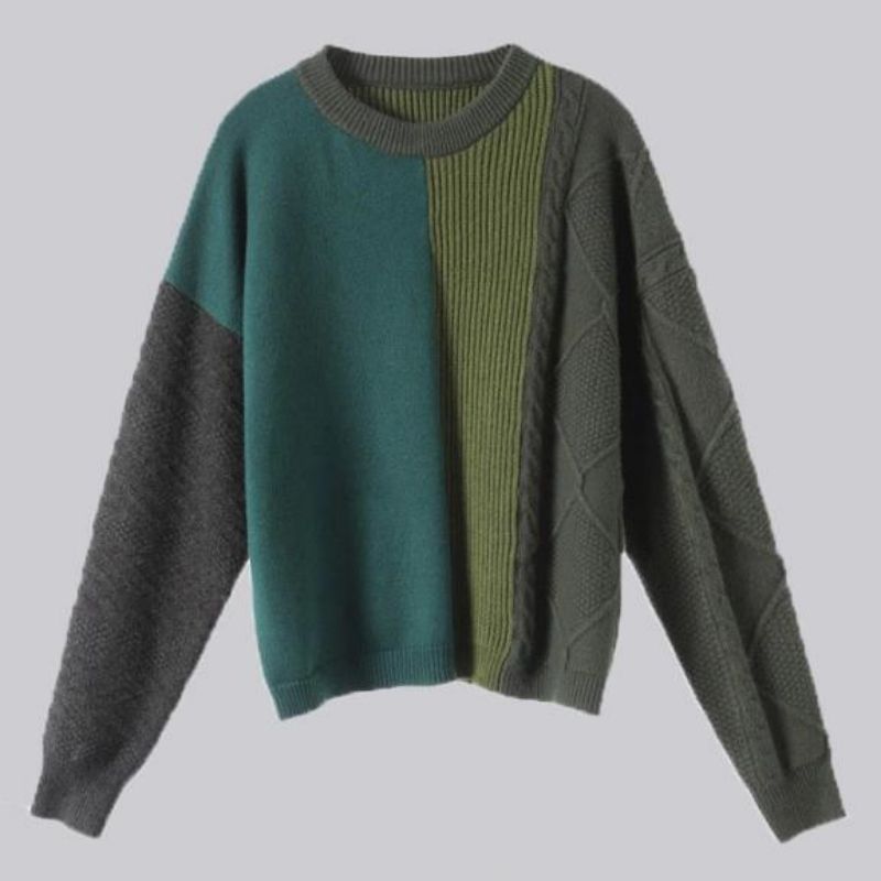 Pulllaver en cachemire en cachemire Mélanges Multi Color Fashion Knitwear